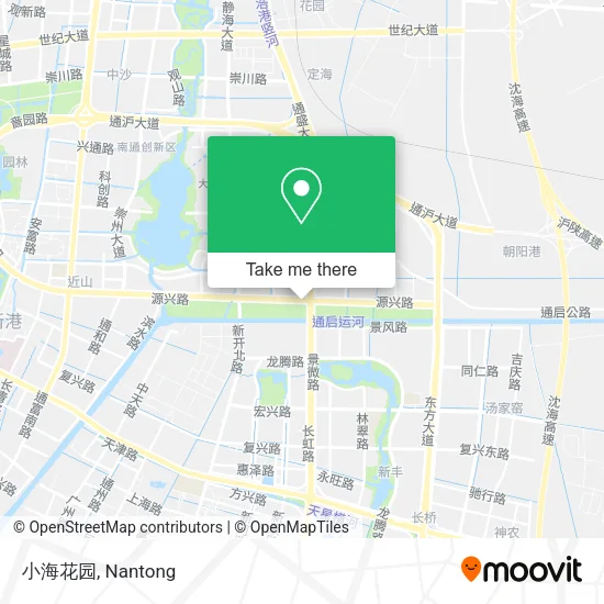 小海花园 map