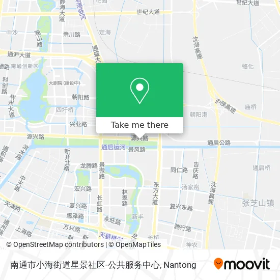 南通市小海街道星景社区-公共服务中心 map