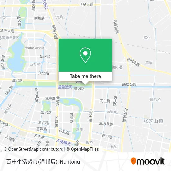 百步生活超市(润邦店) map