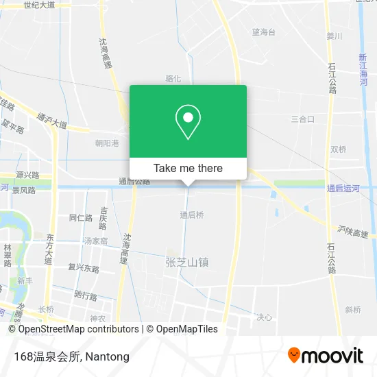 168温泉会所 map