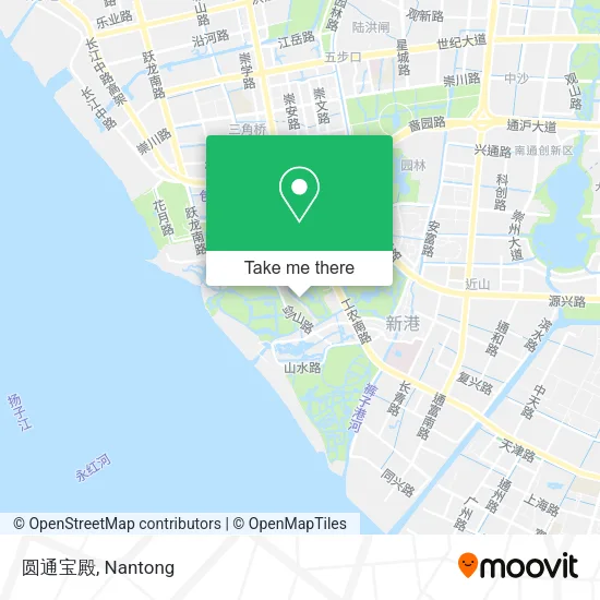 圆通宝殿 map