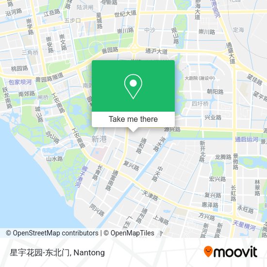 星宇花园-东北门 map