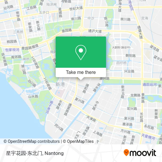 星宇花园-东北门 map