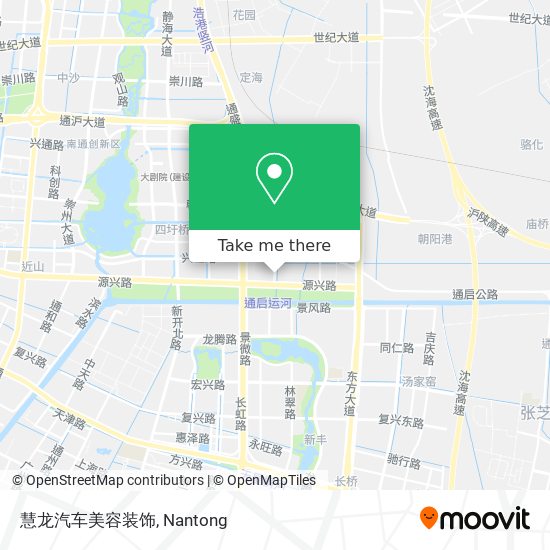 慧龙汽车美容装饰 map