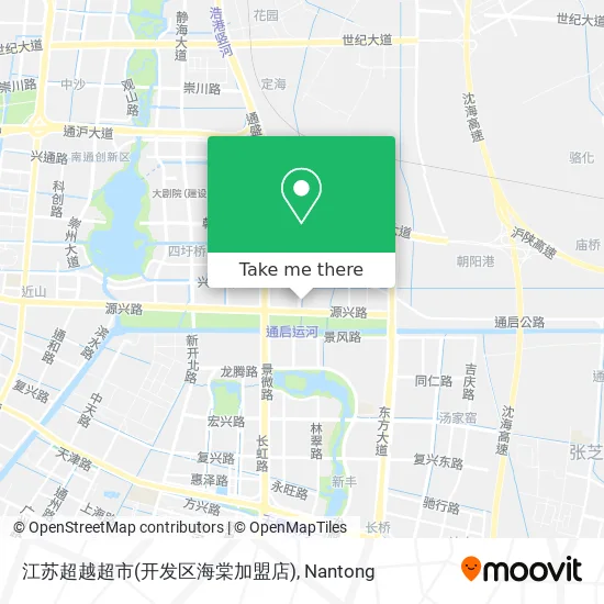 江苏超越超市(开发区海棠加盟店) map