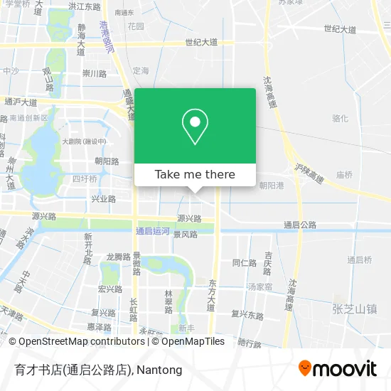 育才书店(通启公路店) map