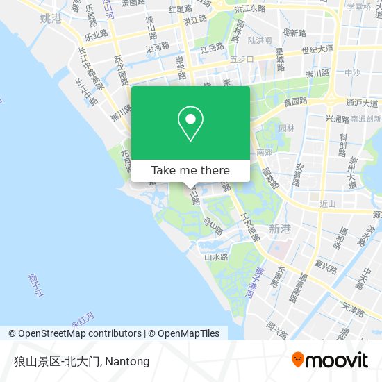 狼山景区-北大门 map
