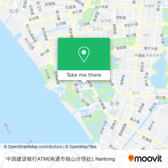 中国建设银行ATM(南通市狼山分理处) map