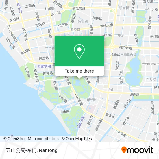 五山公寓-东门 map