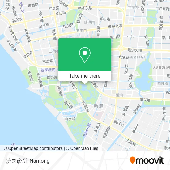 济民诊所 map