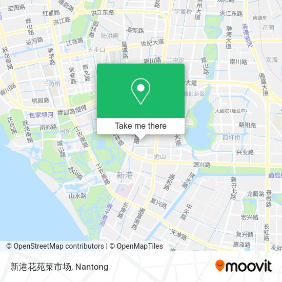 新港花苑菜市场 map