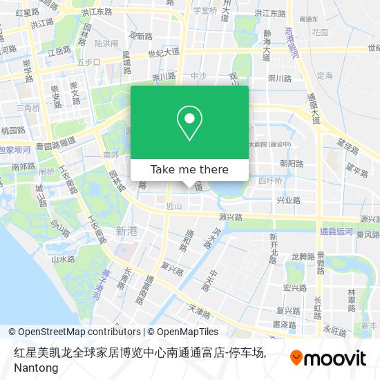 红星美凯龙全球家居博览中心南通通富店-停车场 map