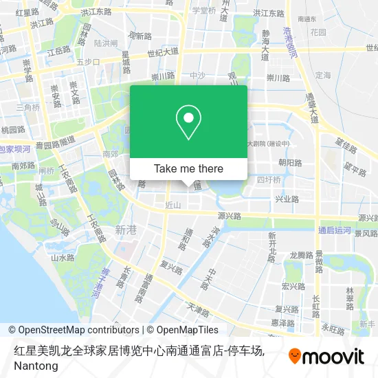 红星美凯龙全球家居博览中心南通通富店-停车场 map