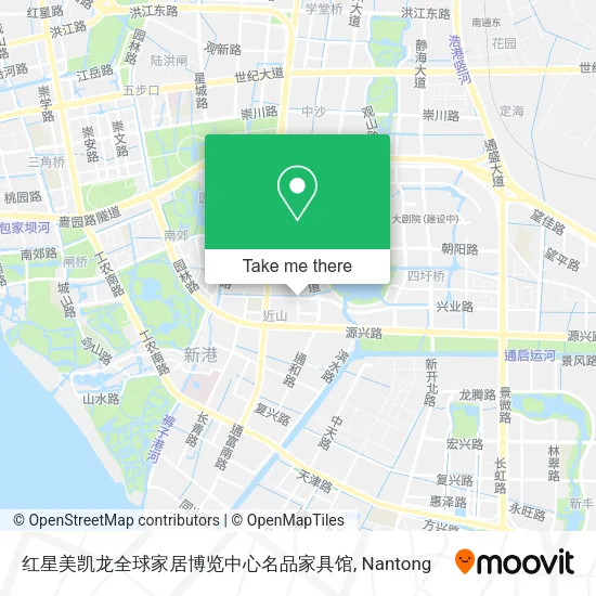 红星美凯龙全球家居博览中心名品家具馆 map