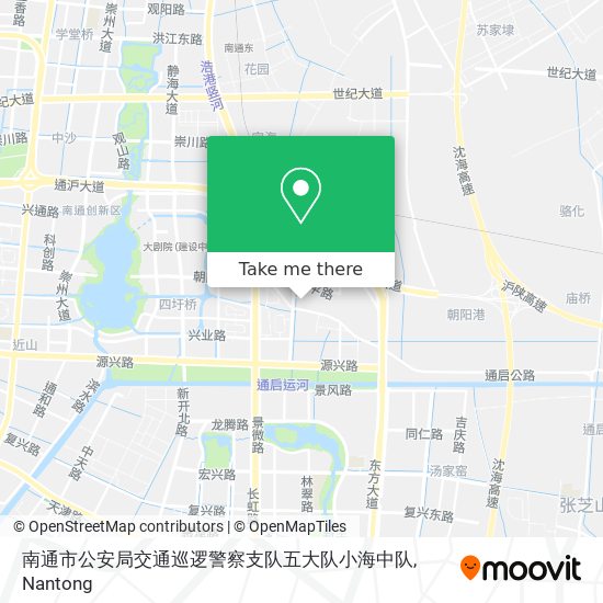 南通市公安局交通巡逻警察支队五大队小海中队 map