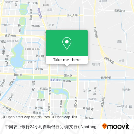 中国农业银行24小时自助银行(小海支行) map