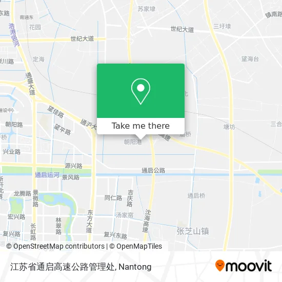 江苏省通启高速公路管理处 map