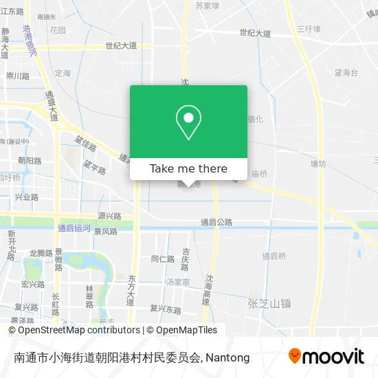 南通市小海街道朝阳港村村民委员会 map