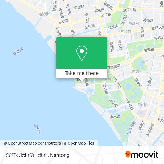 滨江公园-假山瀑布 map