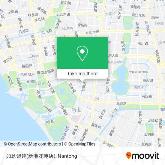 如意馄饨(新港花苑店) map