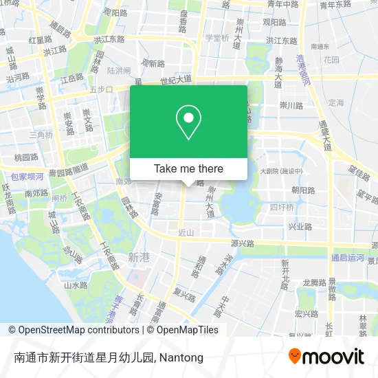 南通市新开街道星月幼儿园 map