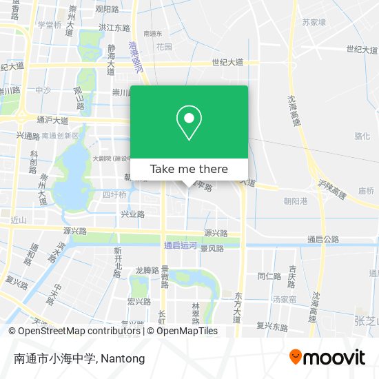 南通市小海中学 map