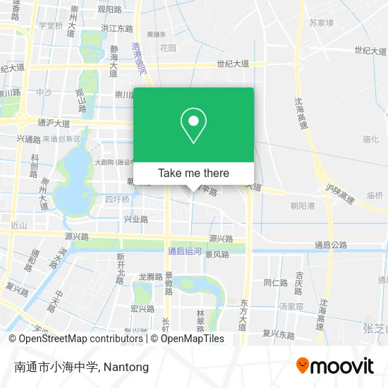 南通市小海中学 map