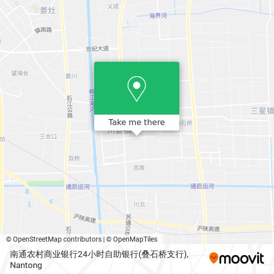 南通农村商业银行24小时自助银行(叠石桥支行) map