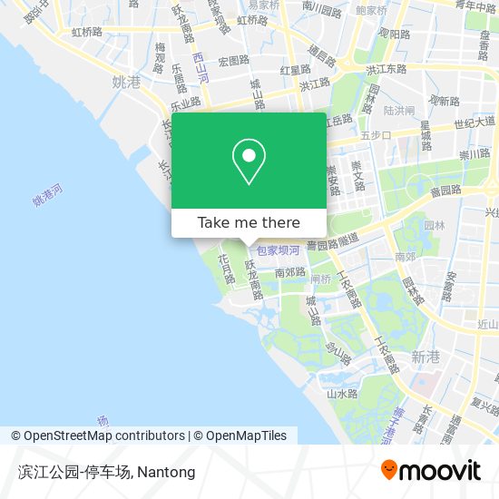 滨江公园-停车场 map