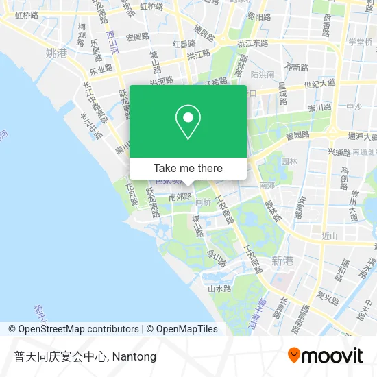 普天同庆宴会中心 map