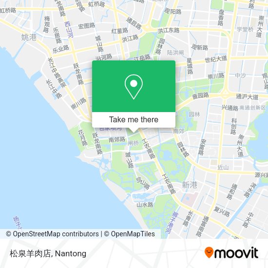 松泉羊肉店 map