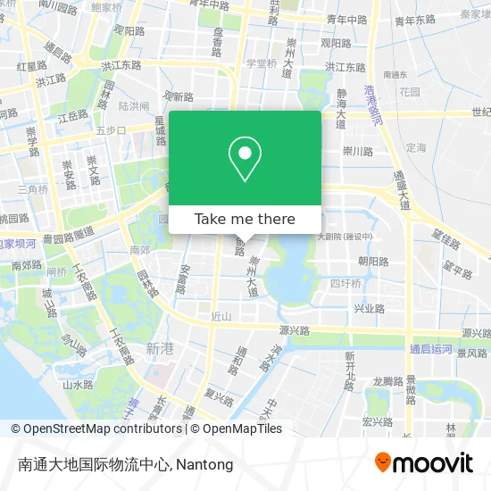 南通大地国际物流中心 map