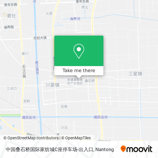 中国叠石桥国际家纺城C座停车场-出入口 map