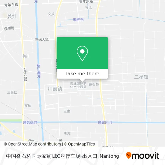 中国叠石桥国际家纺城C座停车场-出入口 map