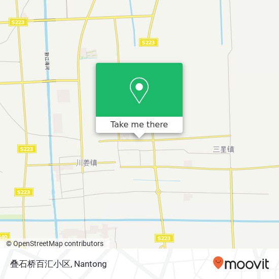 叠石桥百汇小区 map