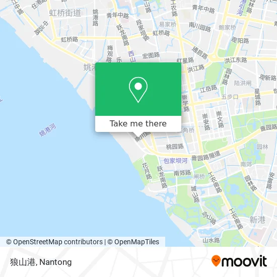 狼山港 map