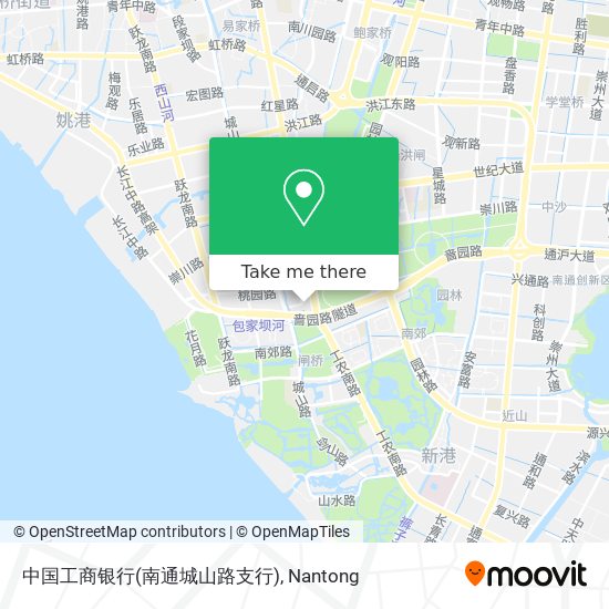 中国工商银行(南通城山路支行) map
