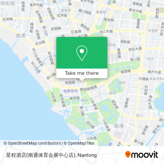 星程酒店(南通体育会展中心店) map