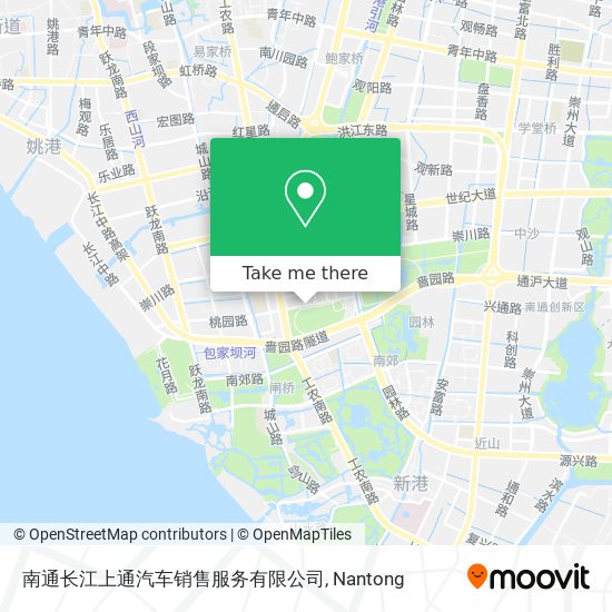 南通长江上通汽车销售服务有限公司 map