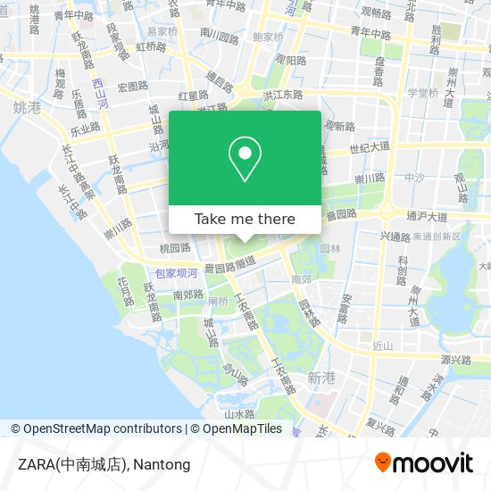 ZARA(中南城店) map