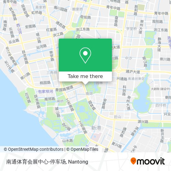 南通体育会展中心-停车场 map