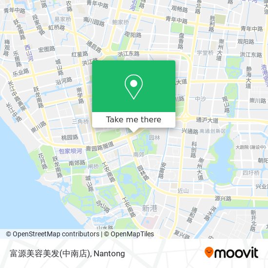 富源美容美发(中南店) map