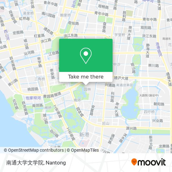南通大学文学院 map