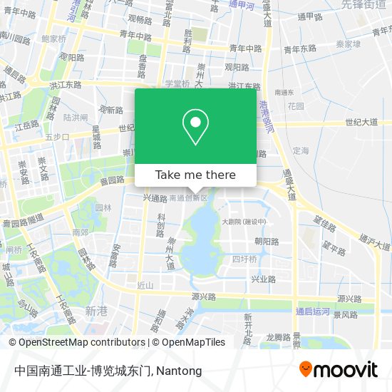 中国南通工业-博览城东门 map