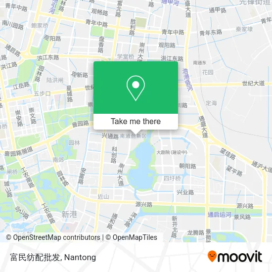 富民纺配批发 map