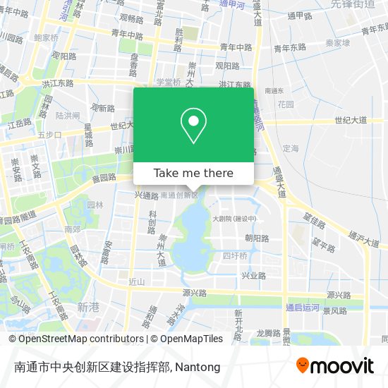 南通市中央创新区建设指挥部 map