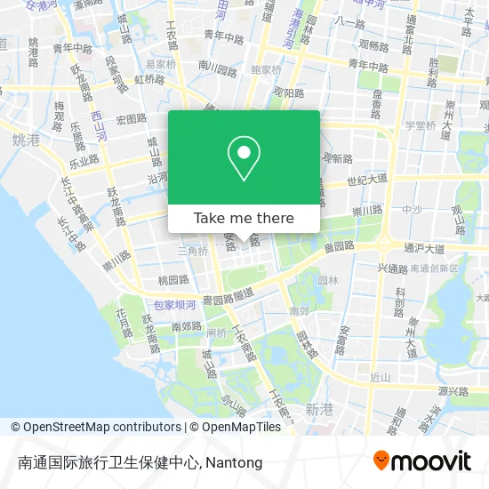 南通国际旅行卫生保健中心 map