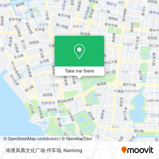 南通凤凰文化广场-停车场 map