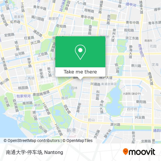 南通大学-停车场 map