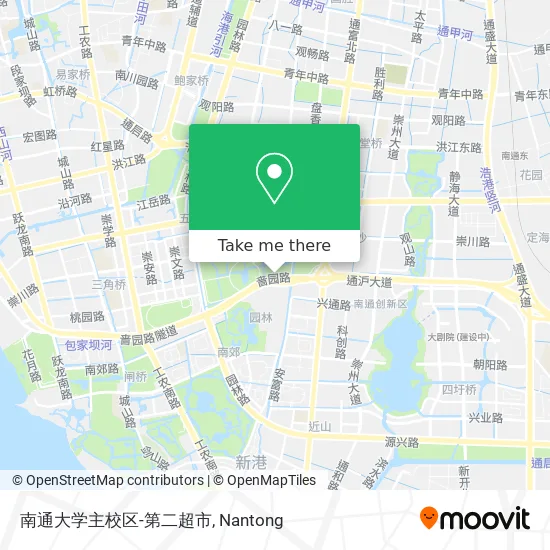 南通大学主校区-第二超市 map